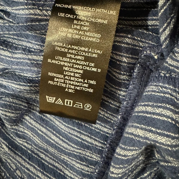 Free People pants oversized striped harem runy-on . - Picture 10 of 10